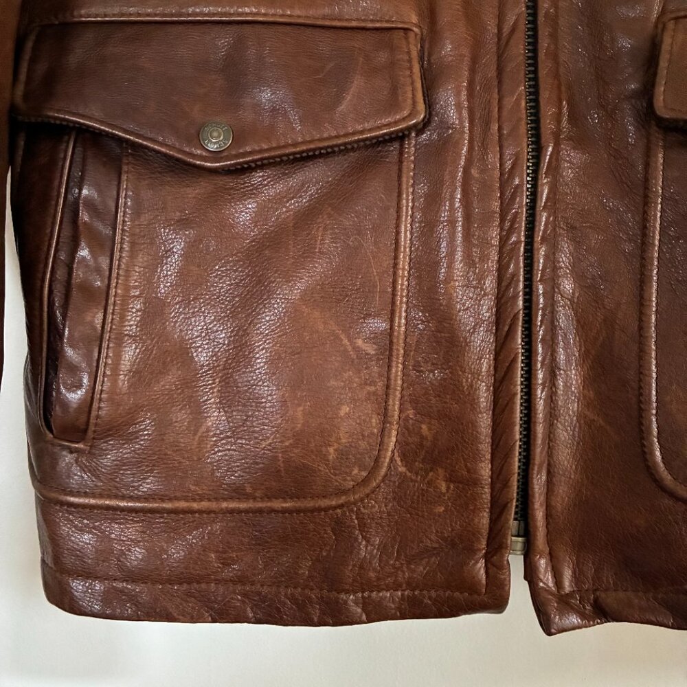 Schott Leather Jacket Men's Size M - Picture 3 of 8